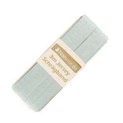 Nähmit - Jersey Schrägband - elastisches vorgefalztes Einfassband 3 Meter x 20mm A12-Pastellgrün