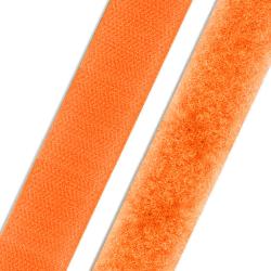 Klettband & Flauschband 20mm zum Annähen verschiedene Farben 849 - orange