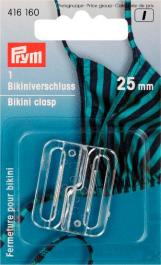 PRYM Bikini- und Gürtelverschluss KST 25 mm transparent 