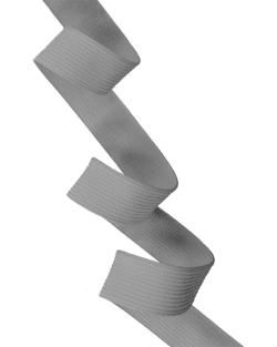 Farbiges Gummiband Standard 20mm Meterware 577 - steingrau