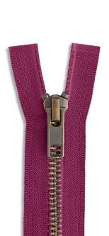 YKK Metall Reißverschluss nicht teilbar bordeauxviolett - 853 853 - bordeauxviolett
