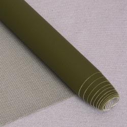 Kunstleder Stoff Zuschnitt 50 x 140 cm für kreative Näh- und Bastelprojekte 567 - olive
