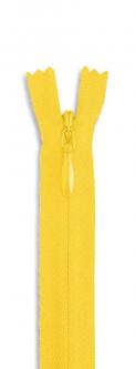 YKK Reißverschluss Nahtverdeckt 60cm - Nahtfein verschiedene Farben 506 - gelb