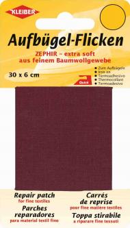 Kleiber Baumwoll Aufbügelflicken weinrot 527 - weinrot