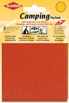 Kleiber Camping Nylon Flicken selbstklebend - Blutorange 520 - granatrot