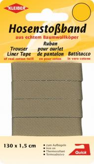 KLEIBER Hosenschonerband / Stoßband beige aufbügelbar 573 - beige