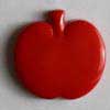 Kinderknopf rot Apfel 14mm 