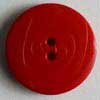 Kunststoff Knopf rot rund 23mm Twister Muster 