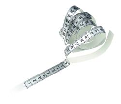 Maßband Selbstklebend 150 cm / 2 Stück 