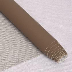 Kunstleder Stoff Zuschnitt 50 x 140 cm für kreative Näh- und Bastelprojekte 563 - mittelbraun