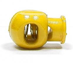 Kordelstopper Cube 1-Loch 506 - gelb