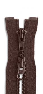 YKK 2-Wege Spiral Kunststoff Reißverschluss Zweiwege teilbar 570 - braun