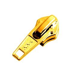 5C DA Reißverschluss Schieber 5mm gold