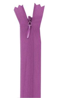YKK Reißverschluss Nahtverdeckt 60cm - Nahtfein verschiedene Farben 524 - signalviolett