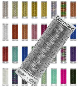 Gütermann SULKY Metallic Maschinen Stickgarn - 200m 