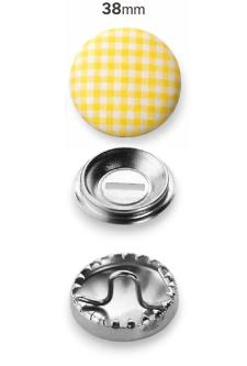 100 Überziehbare Knöpfe 38mm Mutlipack 38mm