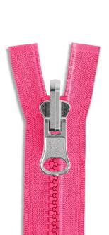 YKK Vislon Kunststoff Wendereißverschluss teilbar 516 - hell-pink