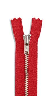 YKK Metall Hosen Reißverschluss 20cm rot - 820 820 - rot | 20cm
