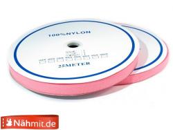 1 Rolle Klettband 20mm / Haken Flauschband rosa 
