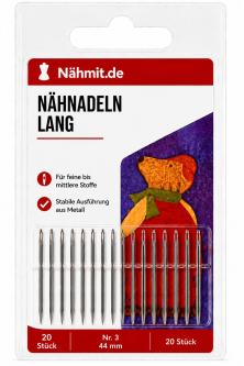 Handnähnadeln LANG - verschiedene Größen 
