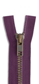 YKK Metall Reißverschluss nicht teilbar aubergine - 863 863 - aubergine