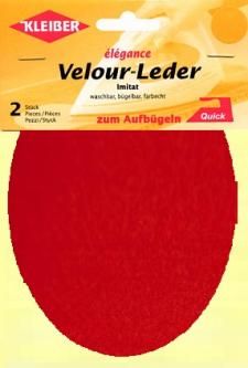 Kleiber Flicken Velourleder imitat 2St. rot 820 - rot
