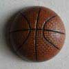 Kinderknopf braun Basketball 20mm 