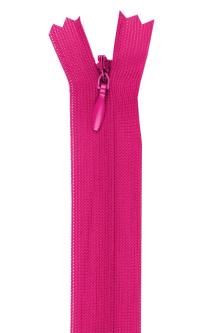 YKK Reißverschluss Nahtverdeckt 60cm - Nahtfein verschiedene Farben 817 - dunkelpink