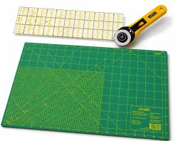 OLFA SUPER Patchwork Set mit 60x90cm Schneidematte 