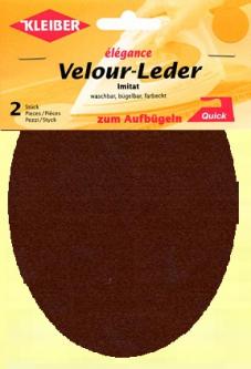 Kleiber Flicken Velourleder imitat 2St. braun 570 - braun