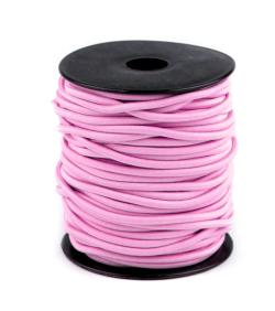 Gummiband Elastische Kordel 3mm - Gummikordel Meterware 811 - perlrosa