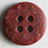 Kunststoff Knopf dkl. rot rund 20mm / marmoriert 