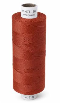 VINCI DENIM 50 Premium Jeansgarn 200 m – starker Jeansfaden für Denim, Stepp- & Ziernähte 1134