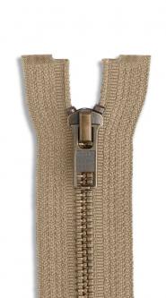 Extra Stark Metall Motorrad Reißverschluss nicht teilbar 573 - beige