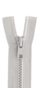 YKK Vislon Kunststoff Reißverschluss teilbar 154 - silbergrau