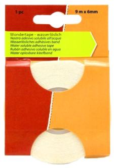 Mediac - Wonder Tape 6 mm dopplelseitiges Klebeband wasserlöslich 