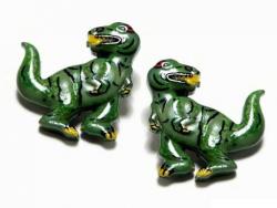 Kinderknopf Dinosaurier grün 