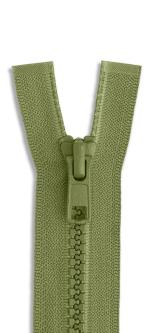 YKK Vislon Kunststoff Reißverschluss teilbar 011 - olivegelb