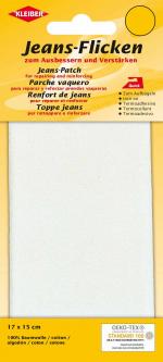 Kleiber Jeans Aufbügel Flicken 17x15cm weiss 501 - weiss