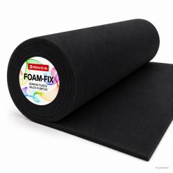 ROLLE - Nähmit Schaumstoffeinlage FOAM SEW - 72cm breit SCHWARZ 