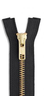 YKK Jeans Reißverschluss gold 580 - schwarz | 12cm