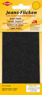 Kleiber Jeans Aufbügel Flicken 17x15cm schwarz 580 - schwarz