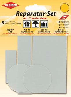KLEIBER Reparatur-Set Flicken selbstklebend hellgrau 576 - hellgrau