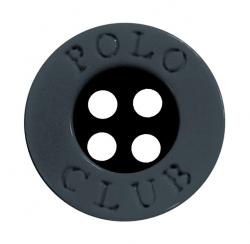 Kunststoff Polo Club Hemdenknopf jeansblau 11mm 