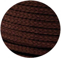 Baumwoll Kordel Anorakkordel - geflochten 570 - braun