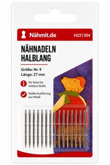Handnähnadeln halblang Nr. 9 / 27mm Lang Größe - 9