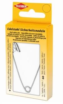 KLEIBER Sicherheitsnadeln silber in Metalldose 