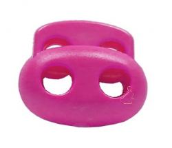 Kordelstopper Oval 2-Loch 816 - pink