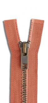 YKK Altmessing Metall Reißverschluss teilbar 061 - hummer