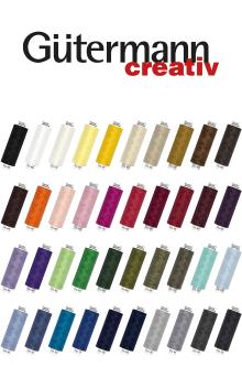 40 x Gütermann Allesnäher Nähgarn Toldi SET - 500m Alle Farben je 1 Rolle
